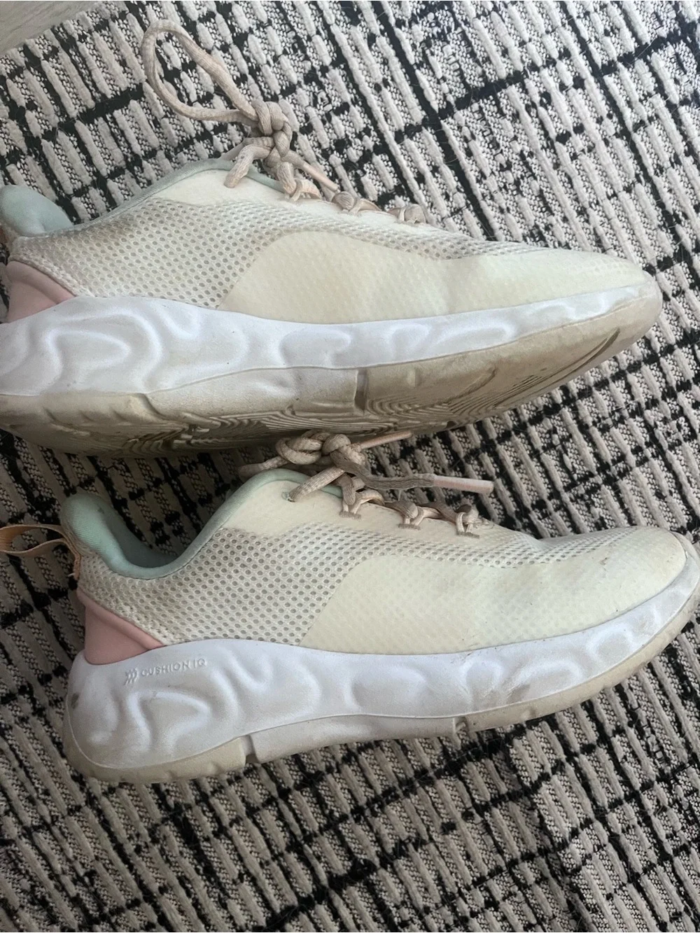 all in motion Kids Sneakers White with Light Blue Accents